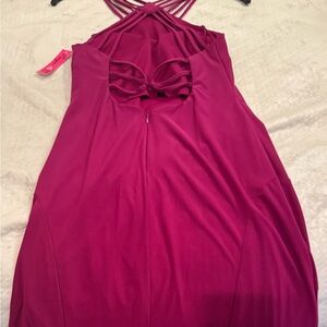 Fuchsia Strappy Dress